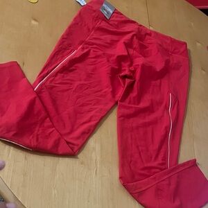 Victoria's Secret Bold Red Leggings